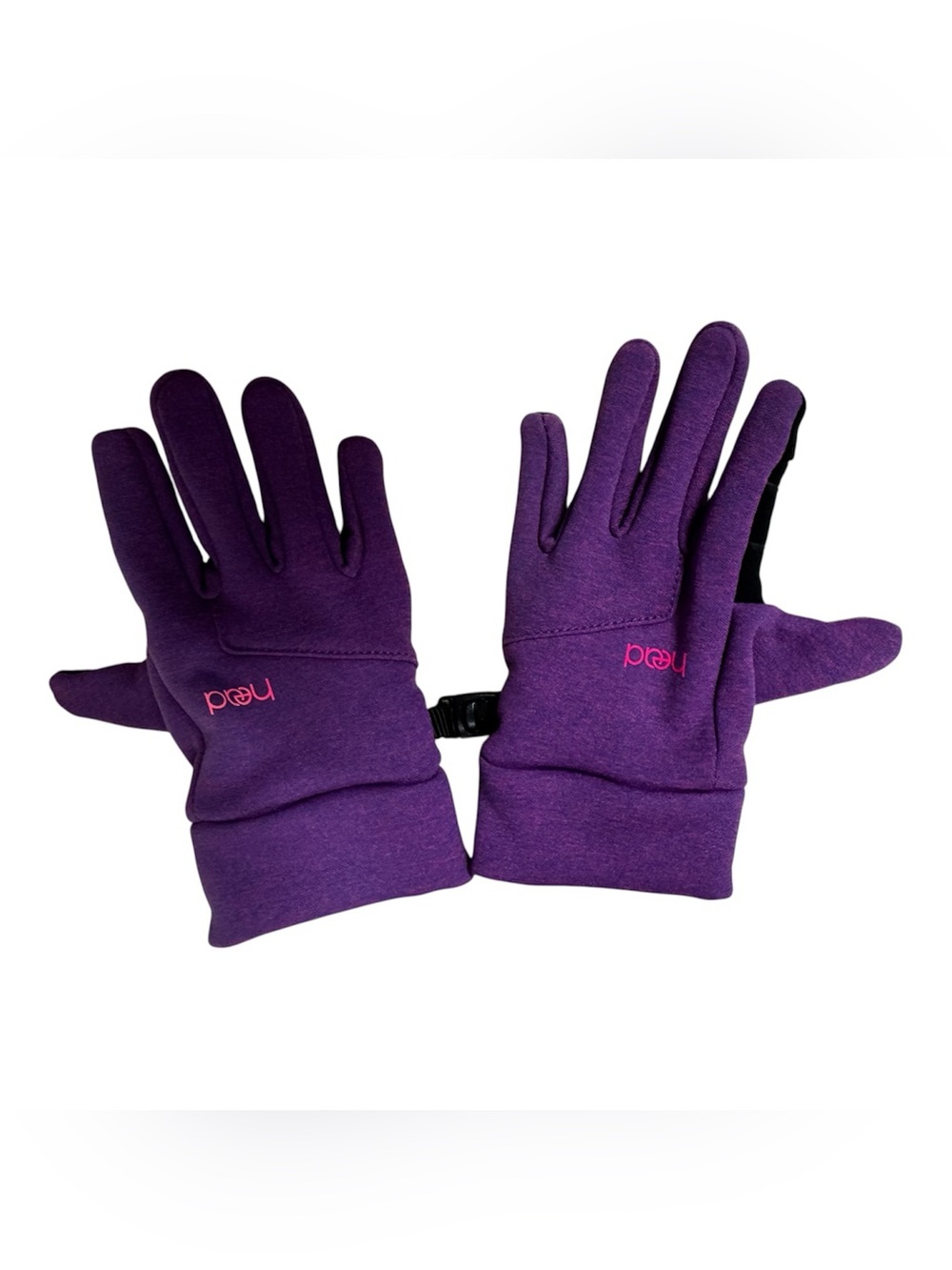 Head Purple Fleece-Lined Touchscreen Gloves